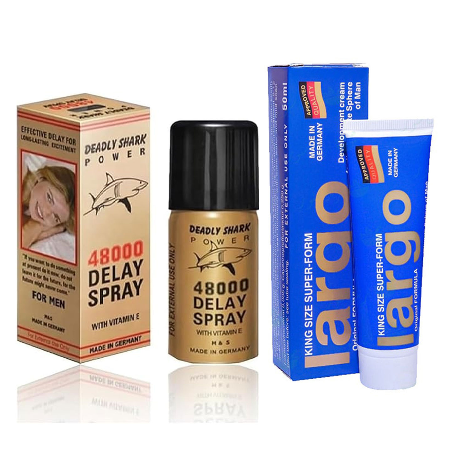 Largo Cream + Super Delay Spray